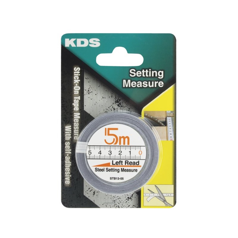 SETTING MEASURES – KDS–5M BENCH TAPE (RIGHT TO LEFT)